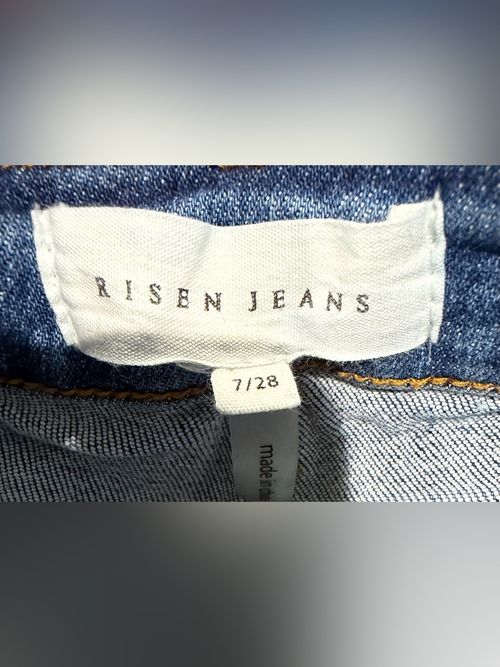 Risen Distressed High Waist Wide Leg Jeans - Picture 5 of 12